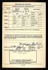 Military draft registration of Arthur Vernon DANIELS (1919-1998) - back.