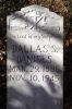 Headstone of Dallas Swain DANIELS (1888-1945).