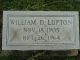 Headstone of William David LUPTON (1905-1964).