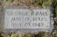 Headstone of George H PAUL (1892-1949). 