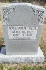 Headstone of William Kennedy PAUL (1925-1981).