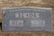 Headstone of Victor Benjamin SLADE (1915-1967) and wife, Buena Love LUPTON (1918-1993).