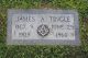 Headstone of James A TINGLE (1909-1966).